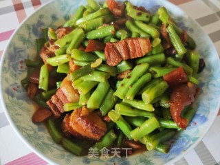 五花肉焖豆角步骤9