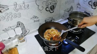 猪肉粉条炖豆皮步骤6