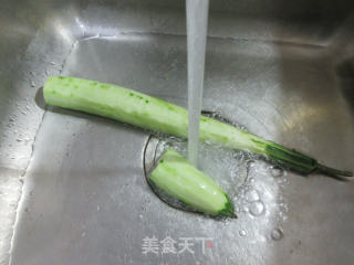 羊尾笋炒棱角丝瓜步骤3