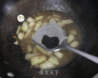 黑椒牛肉烩冬瓜步骤8