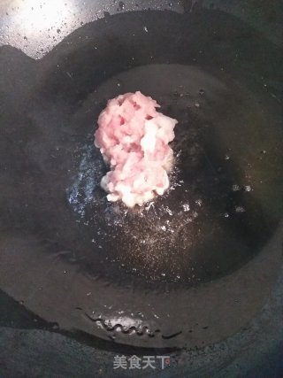 酸菜炒肉末步骤6