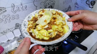 茴子白炒肉步骤12