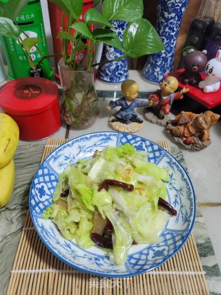 猪肉渣炒手撕包菜步骤8