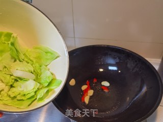 爆炒甘蓝步骤6