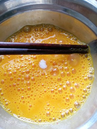 大葱炒鸡蛋步骤3
