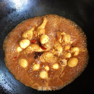 鸡翅根烧鹌鹑蛋步骤5