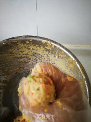 干炸豆渣丸子步骤7