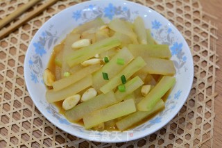 清香爽口的蒜烧冬瓜条步骤7