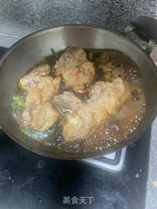 葱烤猪排步骤8