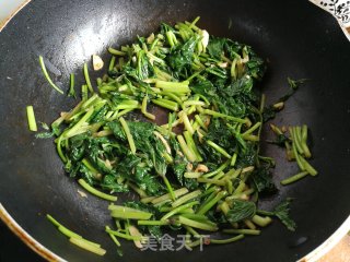 蒜香腐乳红薯叶步骤5