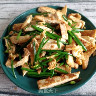 韭苔炒豆腐步骤18