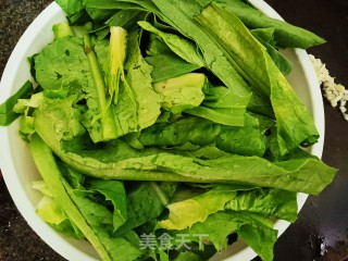 豆豉麦菜步骤1