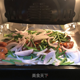 香辣烤鲈鱼步骤9