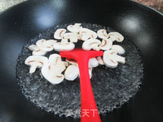 蘑菇炒棱角丝瓜步骤4