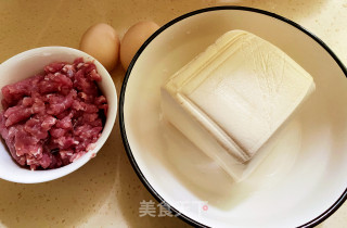 豆腐蒸鸡蛋步骤1