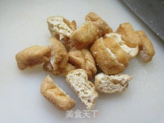 黑木耳油豆腐炒豇豆步骤2