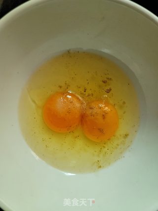 秋葵炒土鸡蛋步骤2