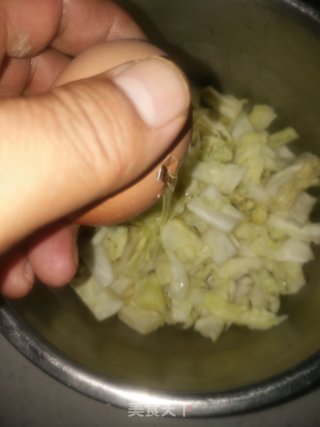 包菜蛋饼步骤2
