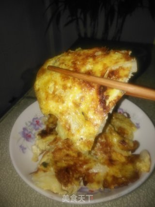 包菜蛋饼步骤8