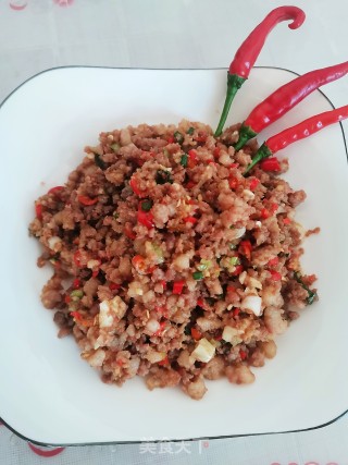 辣椒炒肉末步骤12