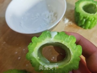 苦瓜酿馅儿步骤10