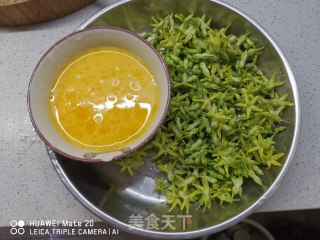 夜来香煎蛋步骤1