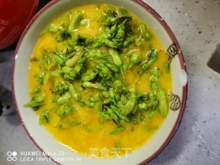 夜来香煎蛋步骤3