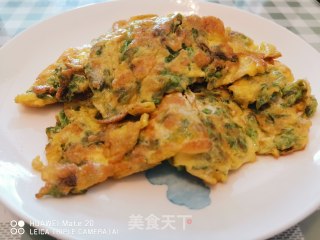 夜来香煎蛋步骤6