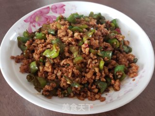 尖椒炒肉末步骤5