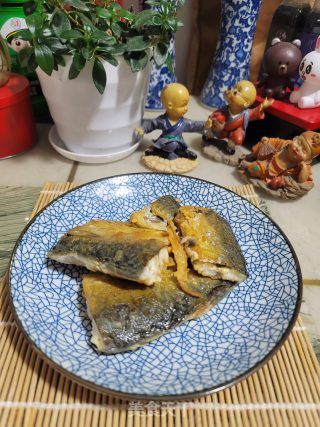 香煎鲭鱼片步骤7