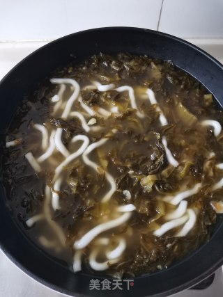 酸菜鱼片步骤9
