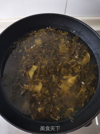 酸菜鱼片步骤8