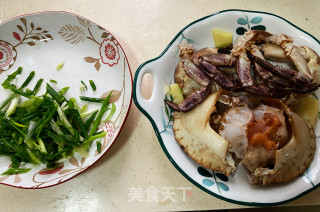 葱油蟹步骤2