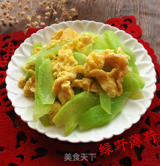 鸡蛋——鸡蛋炒莴笋步骤8
