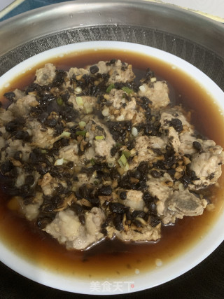 豆豉蒜蓉蒸排骨步骤7