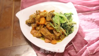 芋头咖喱鸡肉盖烧饭步骤9