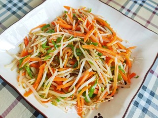 豆芽炒三丝步骤14
