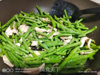 豆角烧肉片步骤5