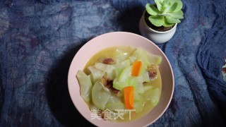 葫芦瓜烧香肠步骤7