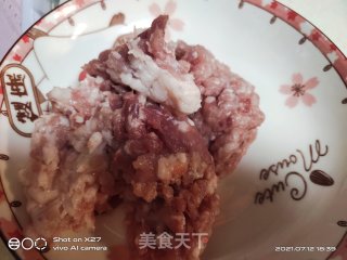 肉末炒酸豆角糟白菜步骤2