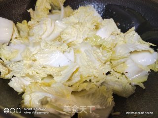酸甜白菜步骤3