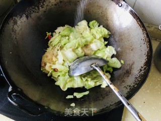 莲花菜炒粉丝步骤7