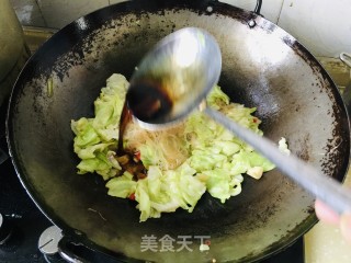 莲花菜炒粉丝步骤9