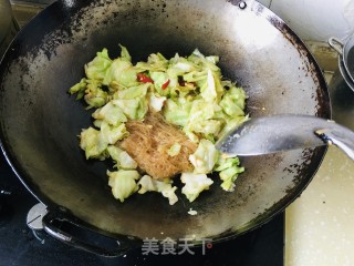 莲花菜炒粉丝步骤10