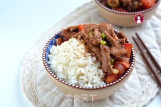 硬气开胃早餐之番茄牛肉饭步骤11