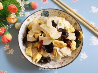 山药黑木耳炒鸡蛋步骤10