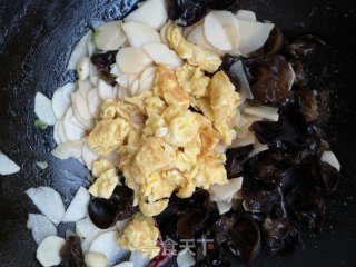 山药黑木耳炒鸡蛋步骤9