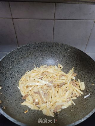 肉丝炒笋丝步骤8