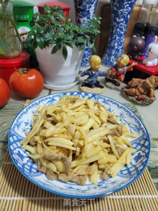 肉丝炒笋丝步骤10