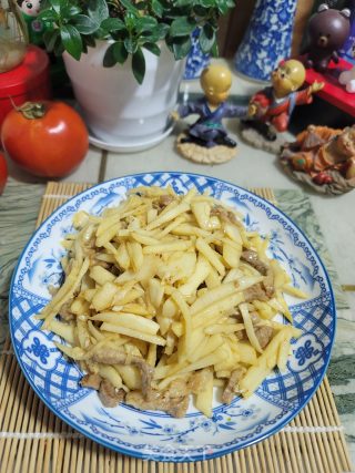 肉丝炒笋丝步骤9